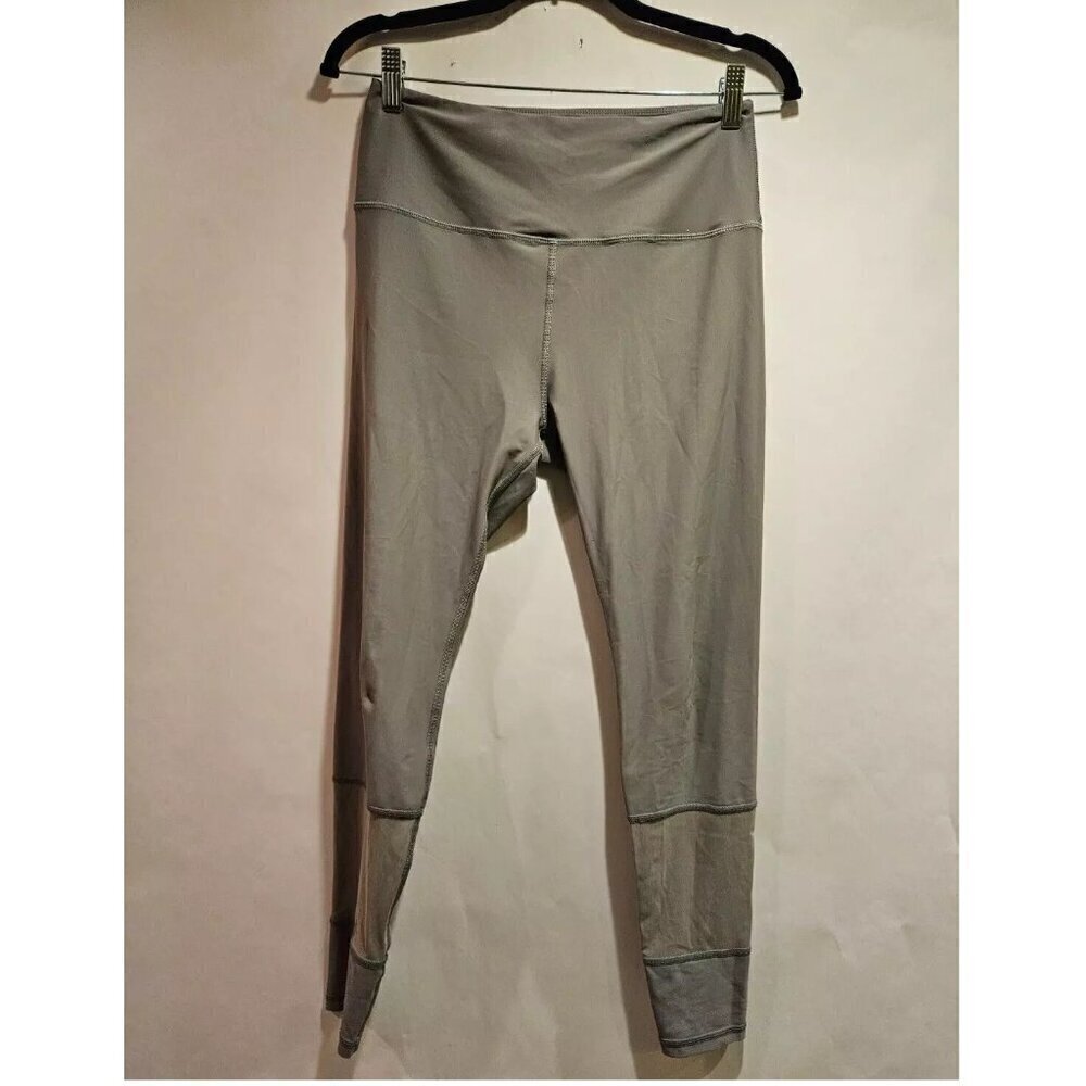 RYDERWEAR High Waisted Mesh Detail Leggings Women's Large Gray
